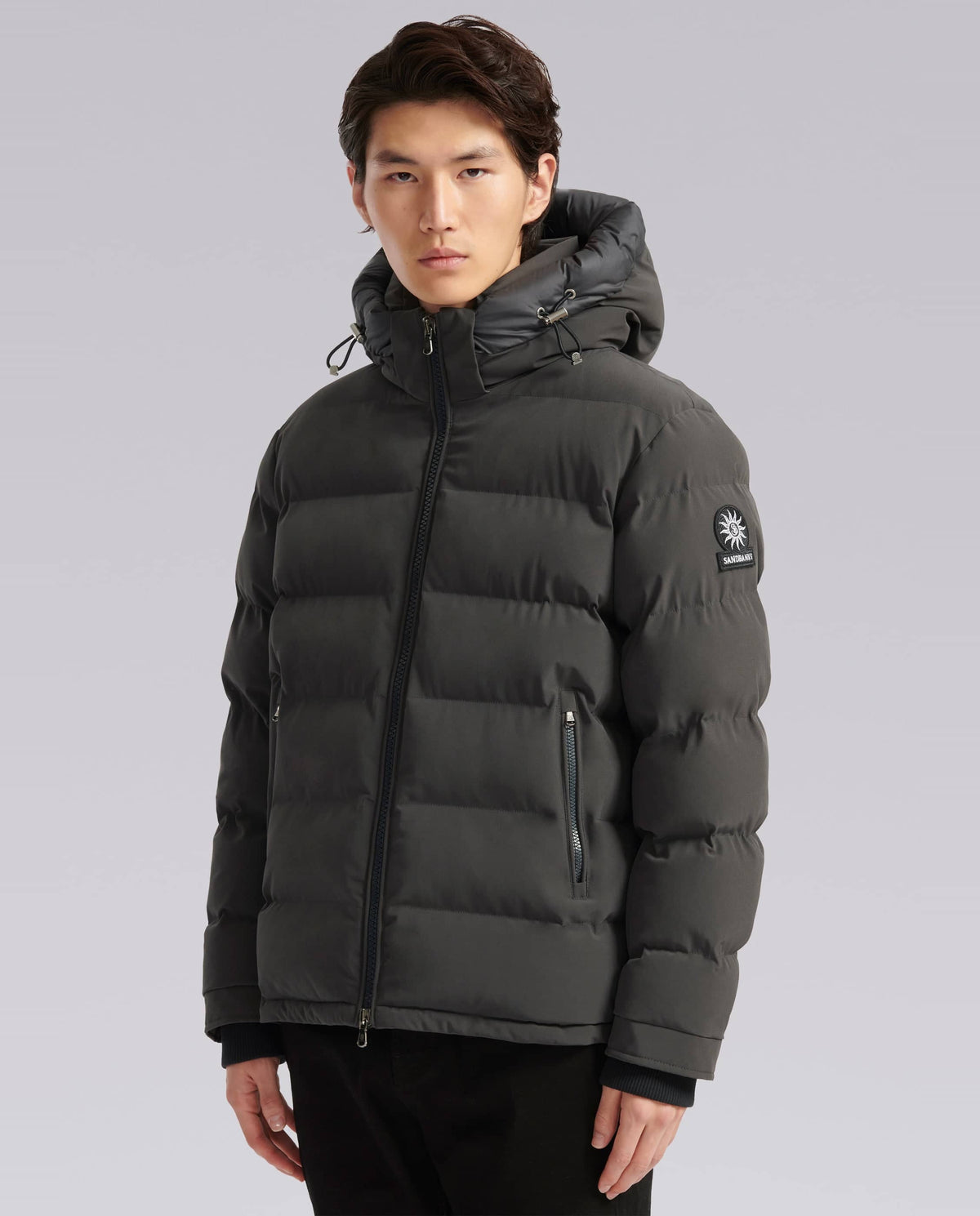 Men's Sandbanks Charcoal Core Puffer Jacket - image 3
