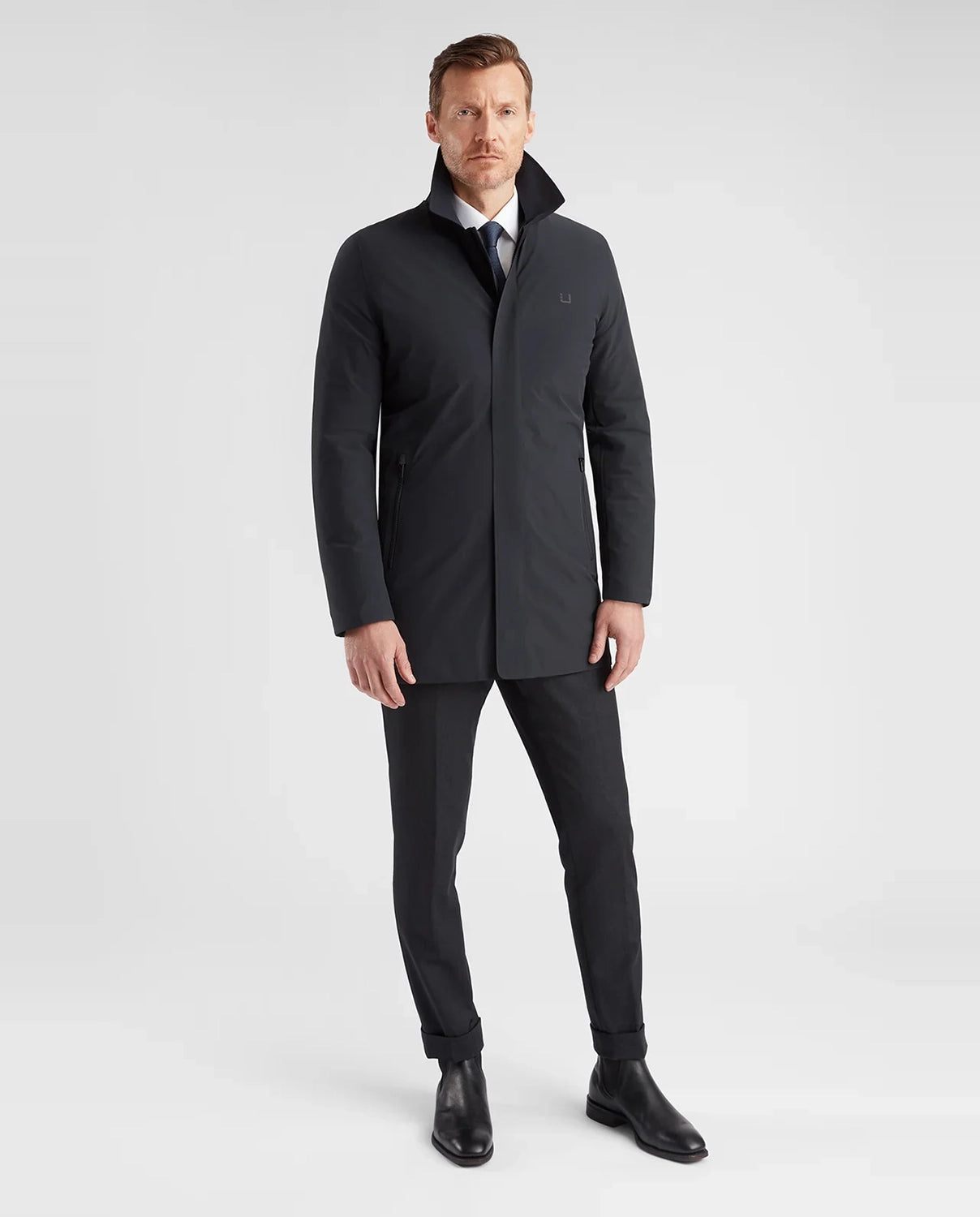 Men's UBR Black Regulator Coat - image 3