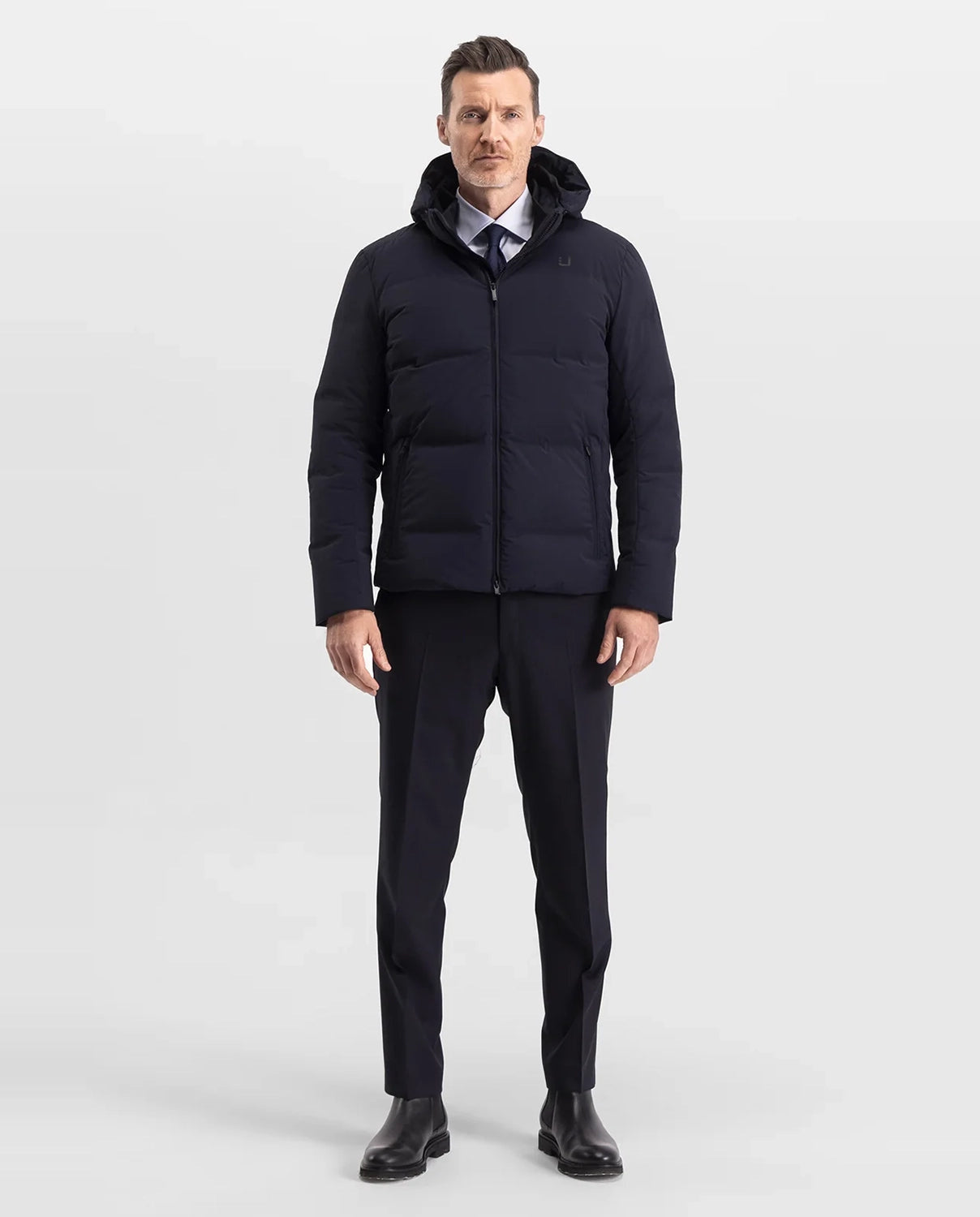 Men's UBR Navy Bolt XP Down Jacket - image 3