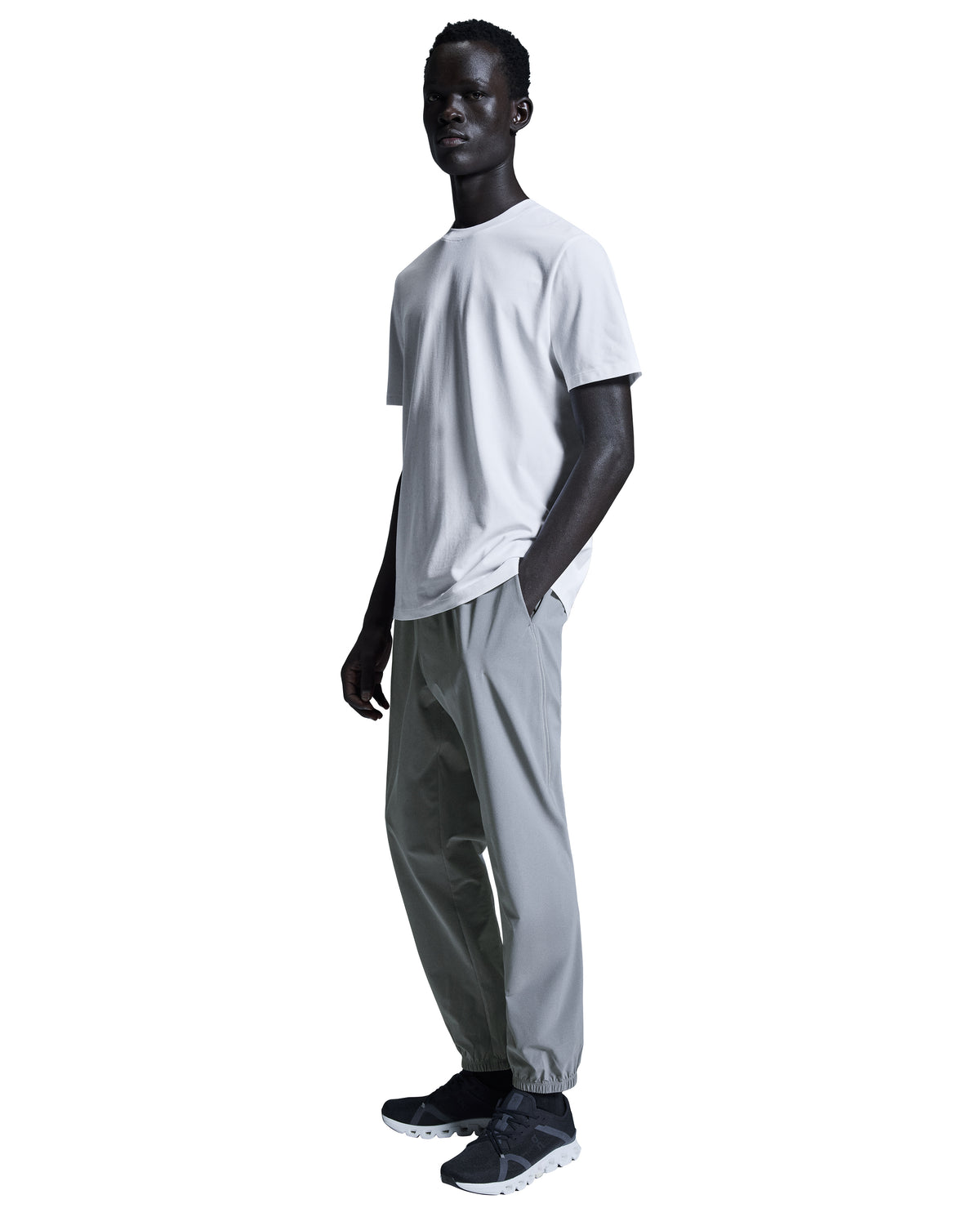 Men's On Running White Focus T Shirt — view 2