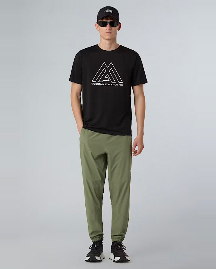 Mens The North Face 24/7 Tee Black T Shirt — view 2