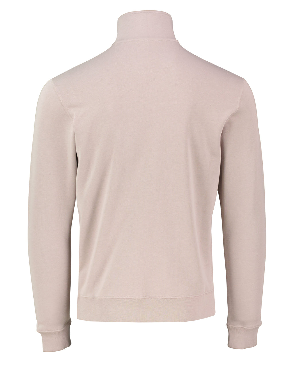 Mens Belstaff Curator Quarter Zip Concrete Sweatshirt — view 2