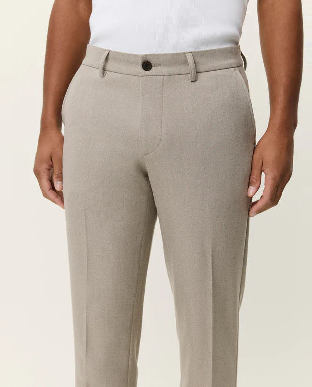 Mens Les Deux Laurel Oak Sand Como Regular Solid Pants - image 3