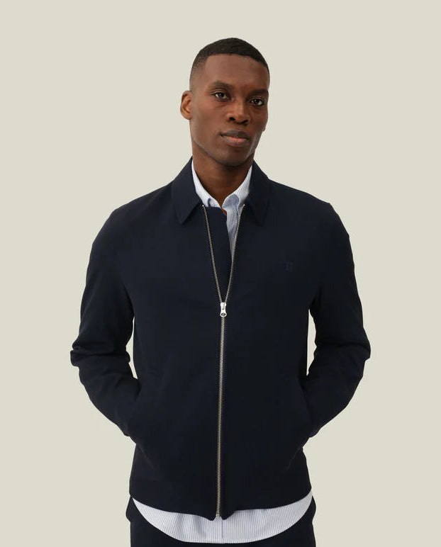 Mens Les Deux Navy Como Coach Jacket - image 3