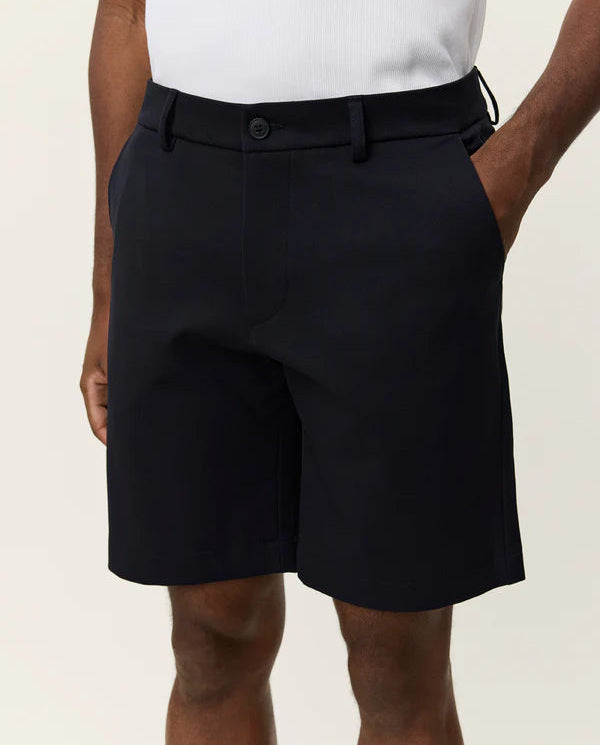 Mens Les Deux Navy Como Regular Solid Shorts - image 3