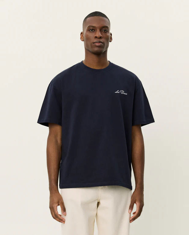 Mens Les Deux Navy Crew T Shirt - image 3