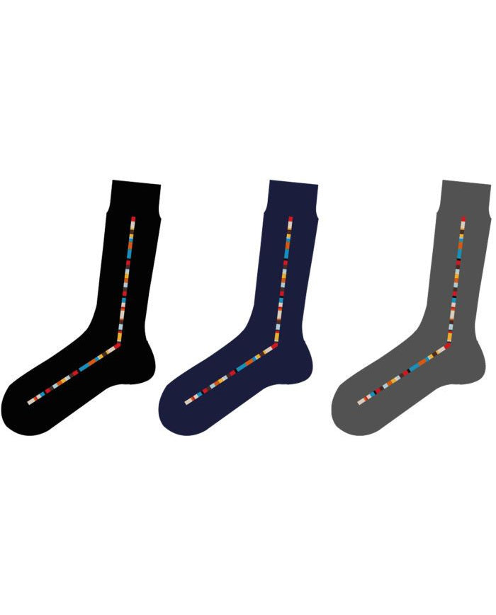 Mens Paul Smith Multicolour Sock Pk Vittore — view 3