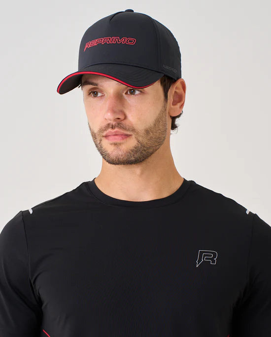Mens Reprimo Aureum Cap Black Red — view 3