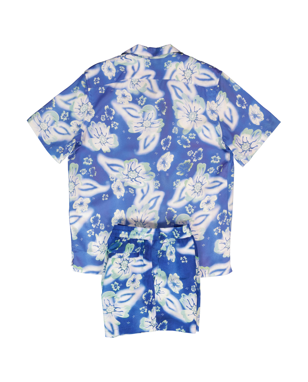 Mens Paul Smith Cobalt Blue Casual Shirt And Riso Floral Swim Short - image 3