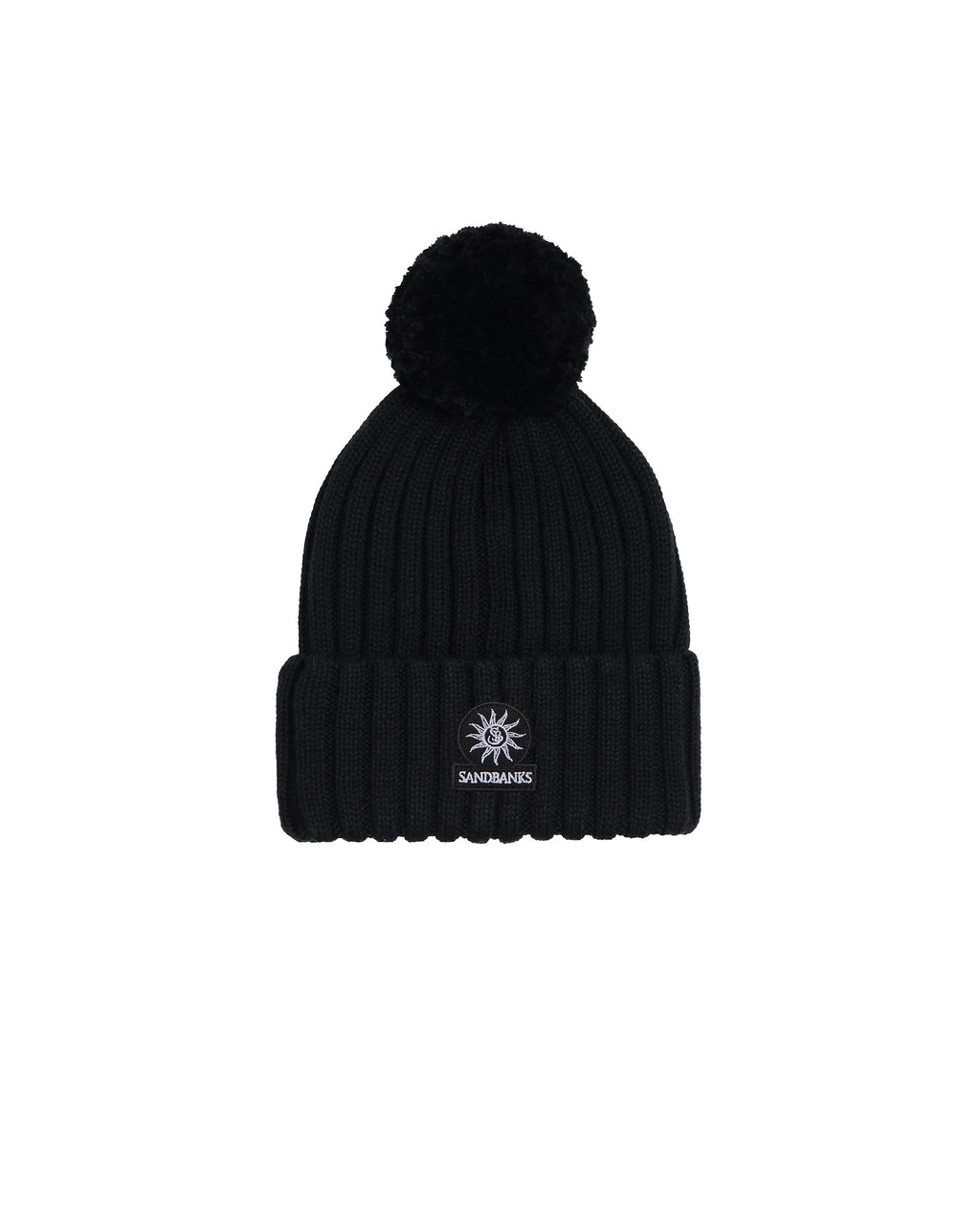 Women's Sandbanks Black Pom Pom Beanie Hat - image 3