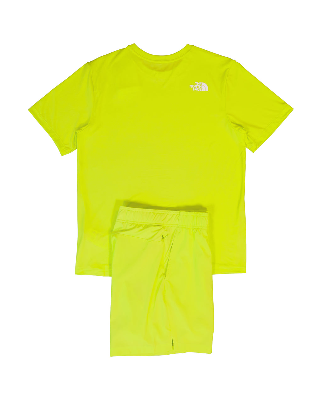 Mens The North Face 24/7 S/S Fizz Lime T Shirt & Short Set — view 2