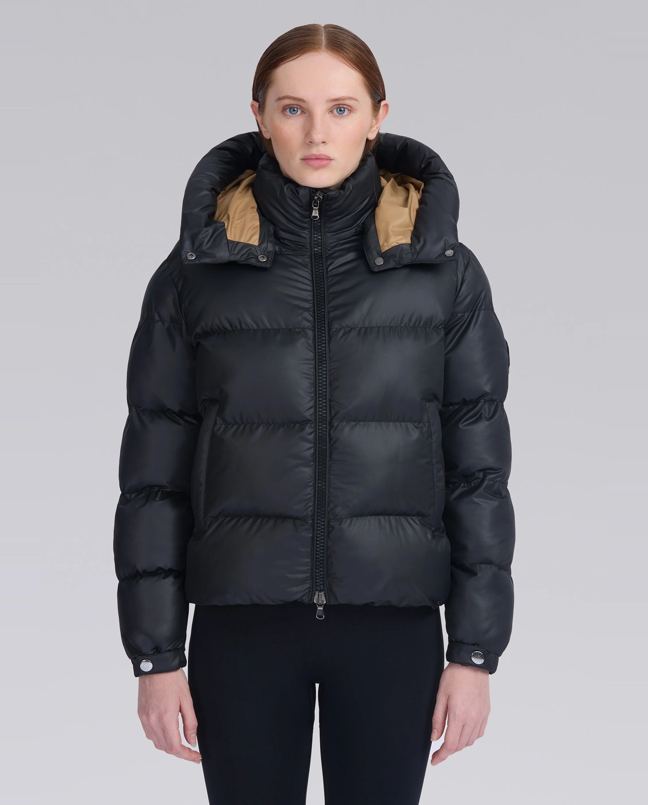 Women's Sandbanks Black Aurora Puffer Coat - image 3