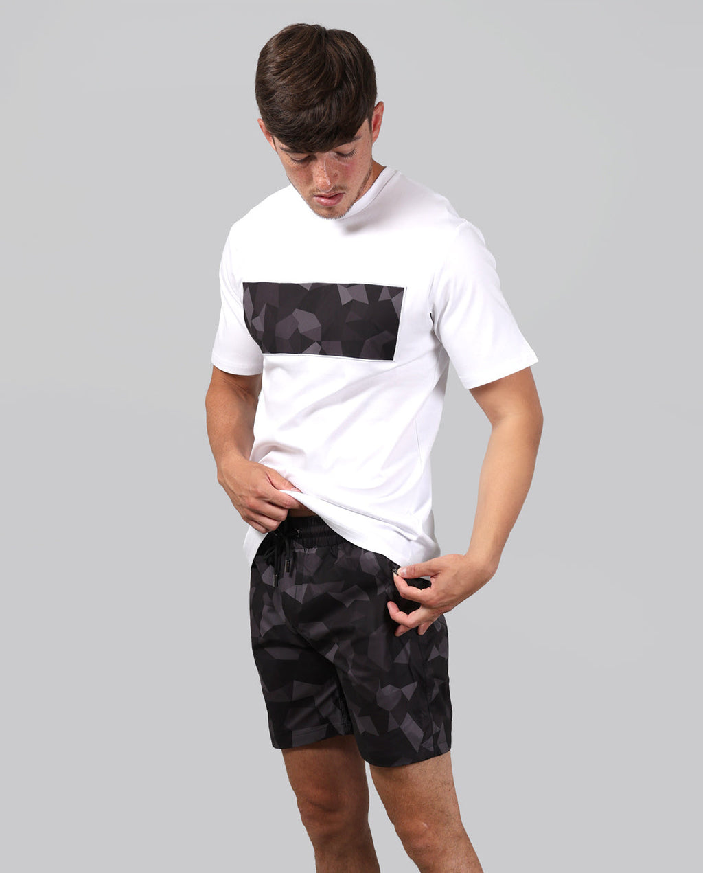 Men's Catini Astratto Shorts in Black — image 3