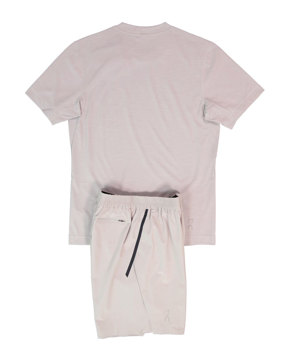 Men's On Running Alloy Train T Shirt & Alloy Train Shorts Set — view 2
