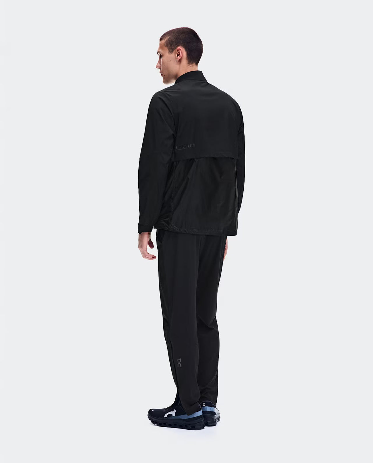 Men's On Running Weather Jacket 3 & Weather Pants Black Tracksuit Set — view 3