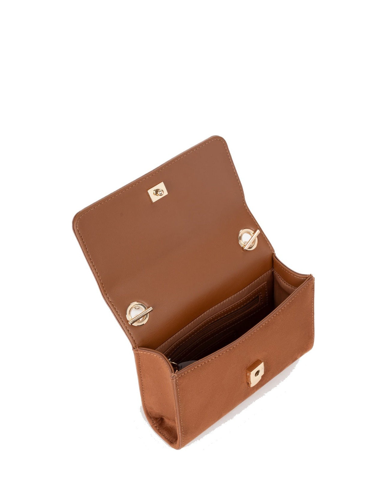 Women's Valentino Divina Winter Flap Bag In Cuoio