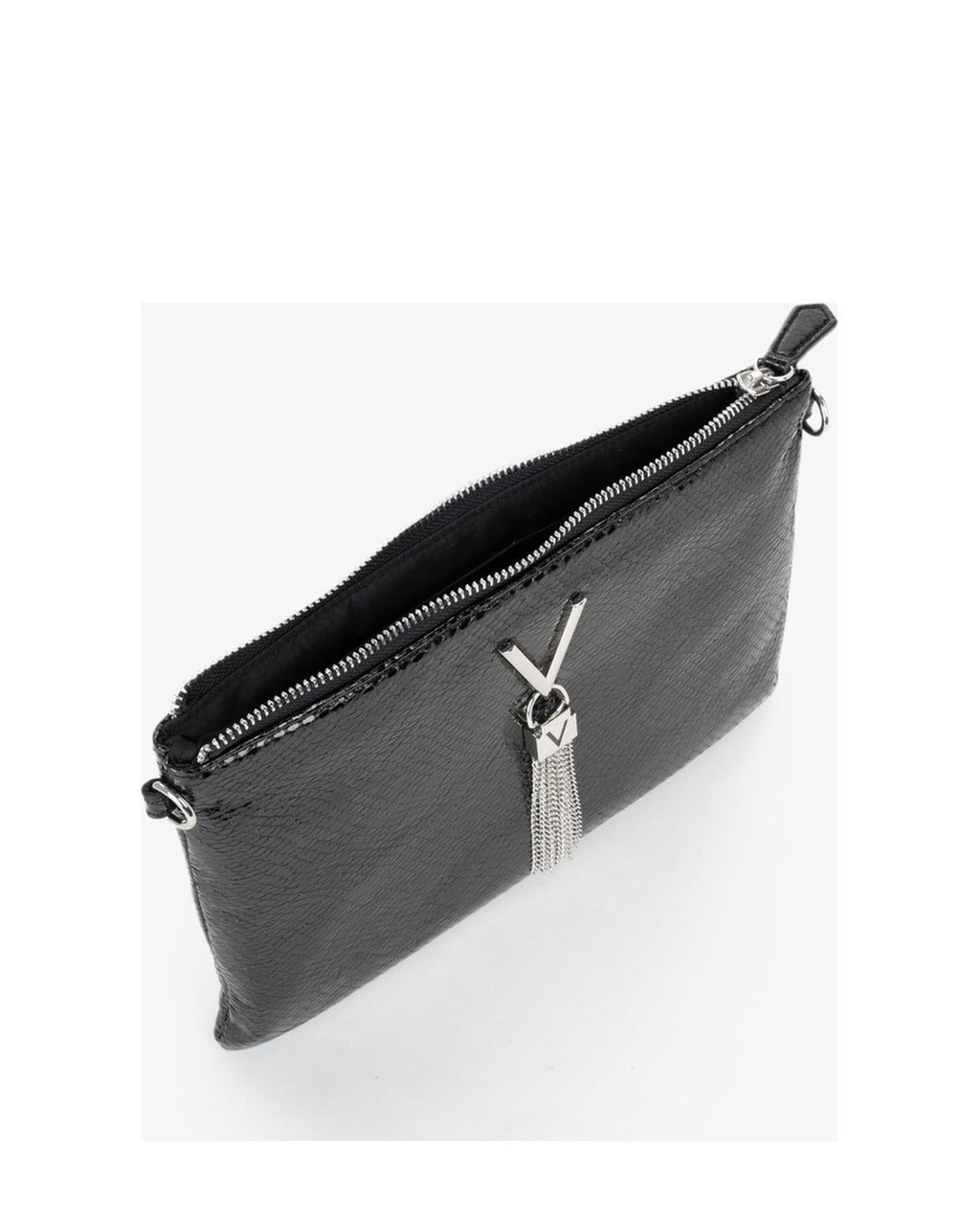Women's Valentino Divina Winter Pochette Bag In Black
