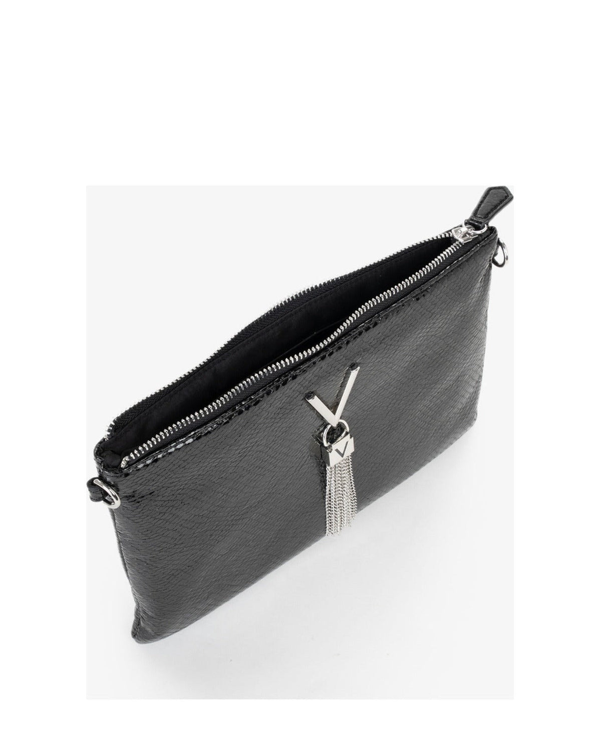 Women's Valentino Divina Winter Pochette Bag In Black
