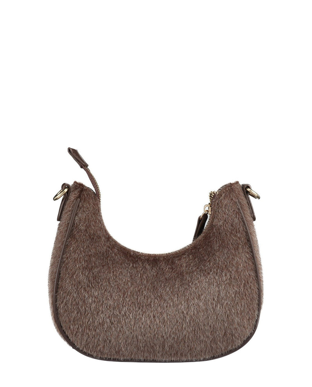 Women's Valentino Ocarina Winter Shoulder Bag In Dark Brown