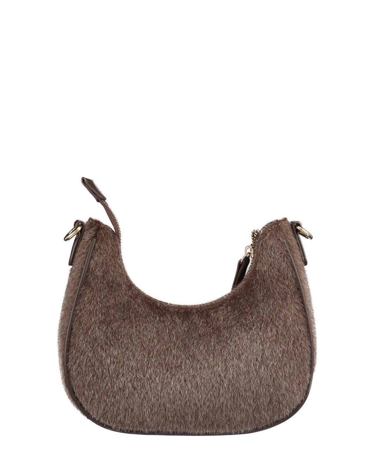 Women's Valentino Ocarina Winter Shoulder Bag In Dark Brown