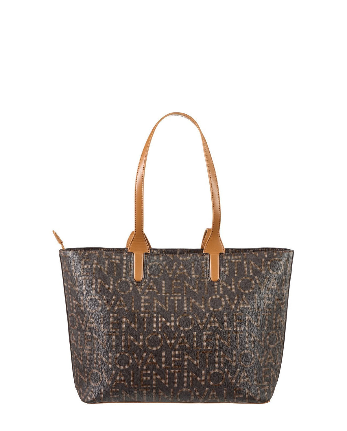 Women's Valentino Regina Re Shopping Bag In Dark Brown