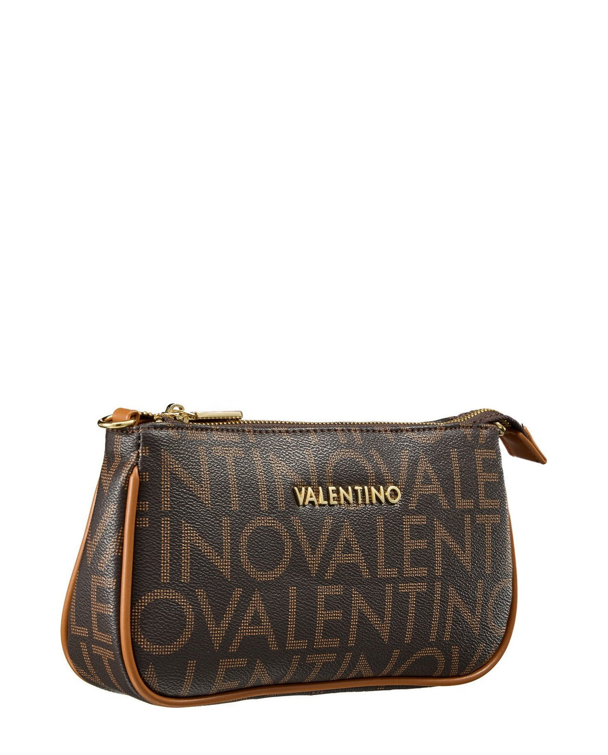 Women's Valentino Regina Re Shoulder Bag In Dark Brown