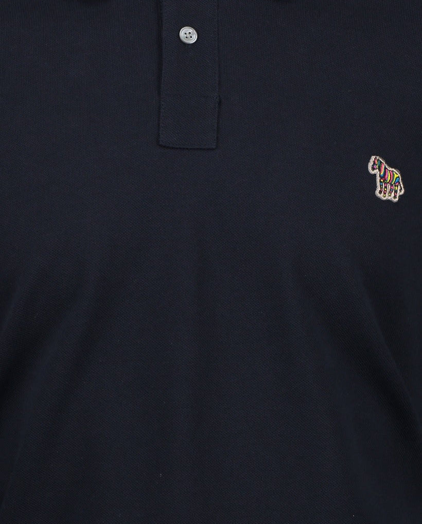 Mens Paul Smith Dark Navy Regular Fit Long Sleeve Polo Shirt - image 4