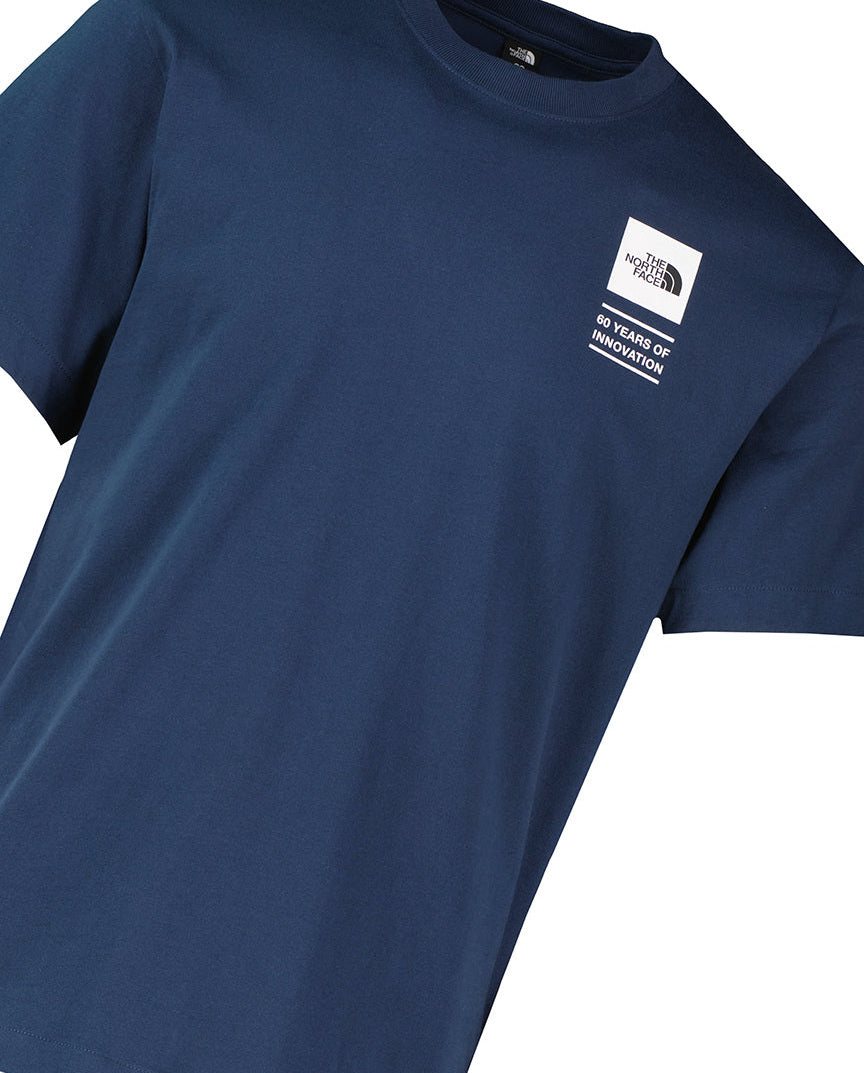 Mens The North Face Cel RX Summit Navy T Shirt — view 4