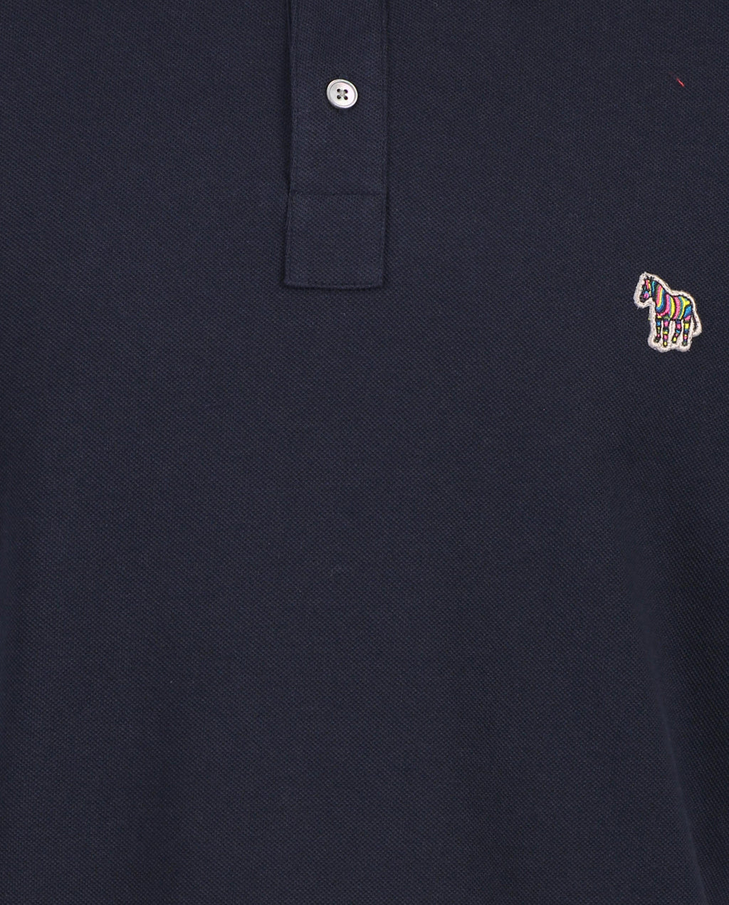 Mens Paul Smith Dark Navy Zebra Regular Fit Polo Shirt - image 4
