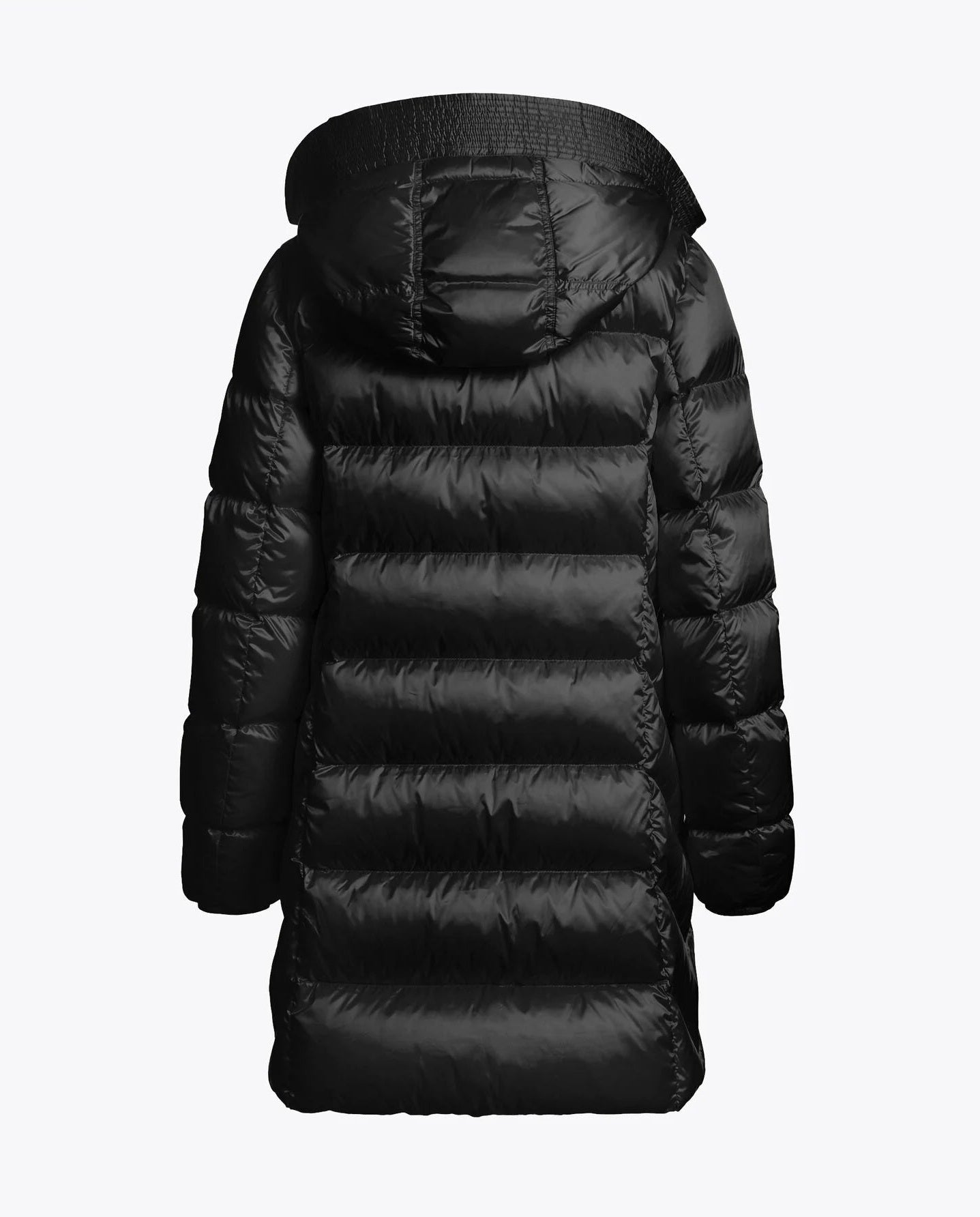 Womens Parajumpers Pencil Black Long Marion Puffer Jacket - image 4