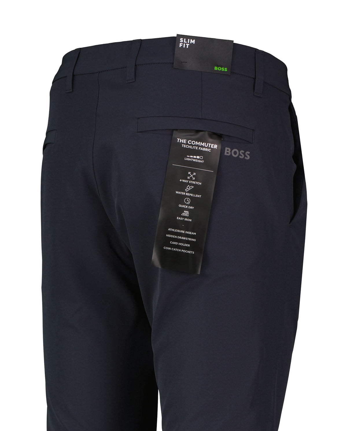 Mens BOSS Green T_Commuter Slim Dark Blue Trouser - image 4