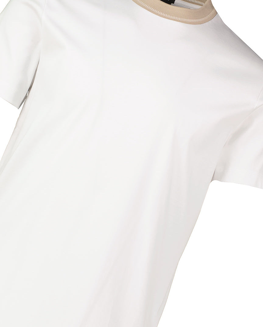 Mens BOSS Black H-Tessler 199 White Slim Fit T Shirt - image 4