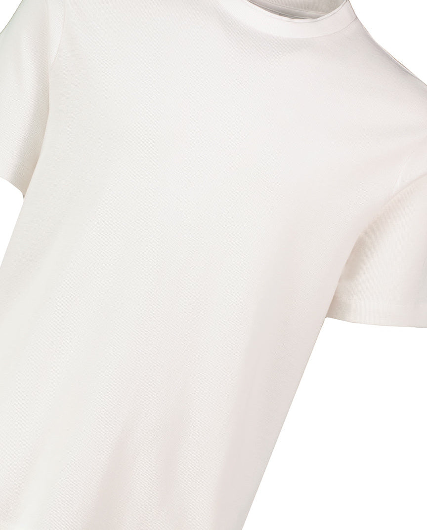 Mens BOSS Black H-Thompson 120 White T Shirt - image 4