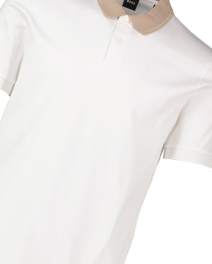 Mens BOSS Black H-Phillipson 199 Natural Slim Fit Polo Shirt - image 4