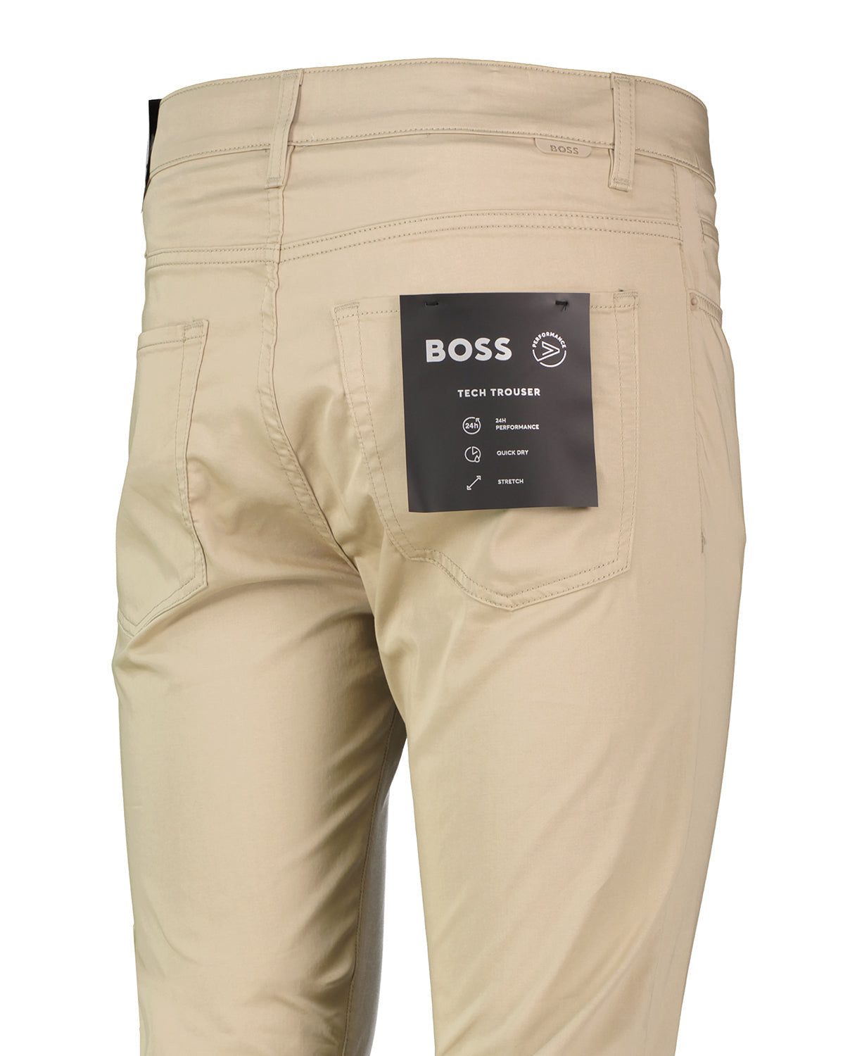 Mens BOSS Black P-Delaware5 Light Beige Slim Fit Jeans - image 4