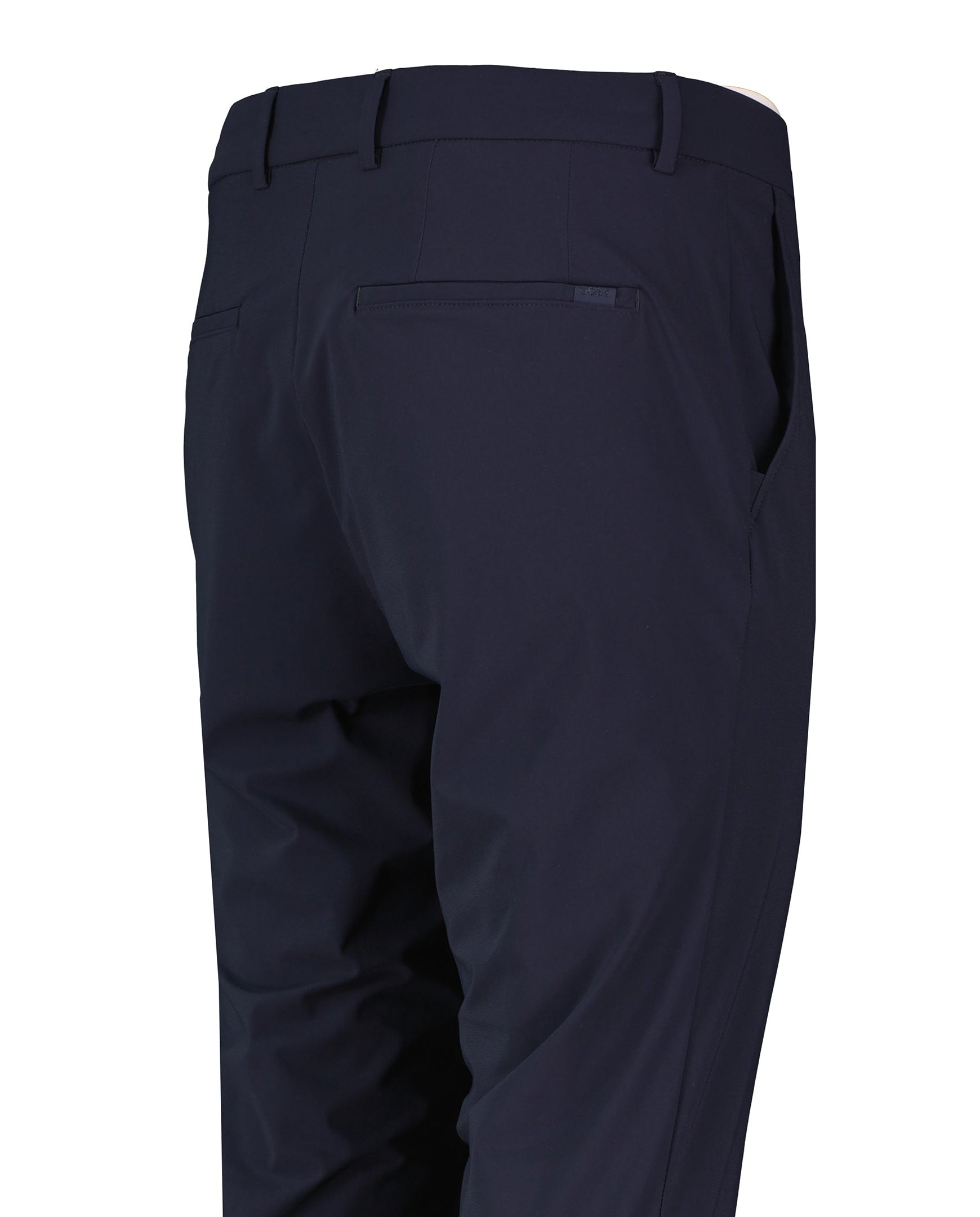 Mens BOSS Black P-Genius Dark Blue Tech Trouser - image 4