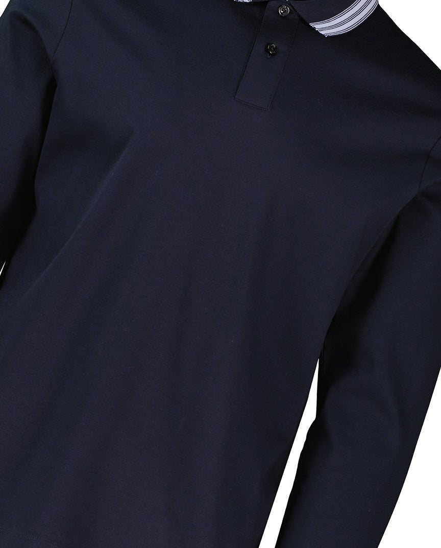 BOSS Black H-Pleins 202 Dark Blue Slim Fit Polo Shirt - image 4