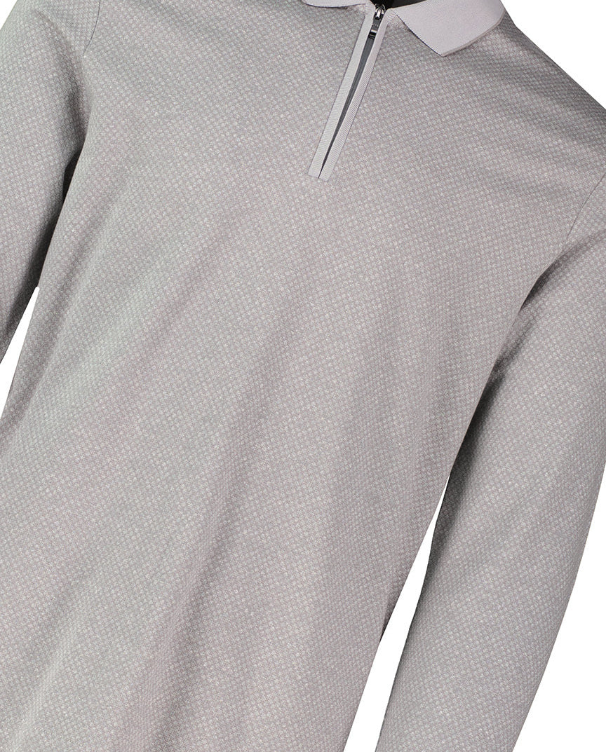 BOSS Black H-Peduzzi 06 Silver Polo Shirt - image 4