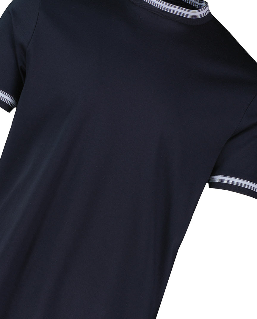 BOSS Black H-Tessler 202 Dark Blue Slim Fit T Shirt - image 4