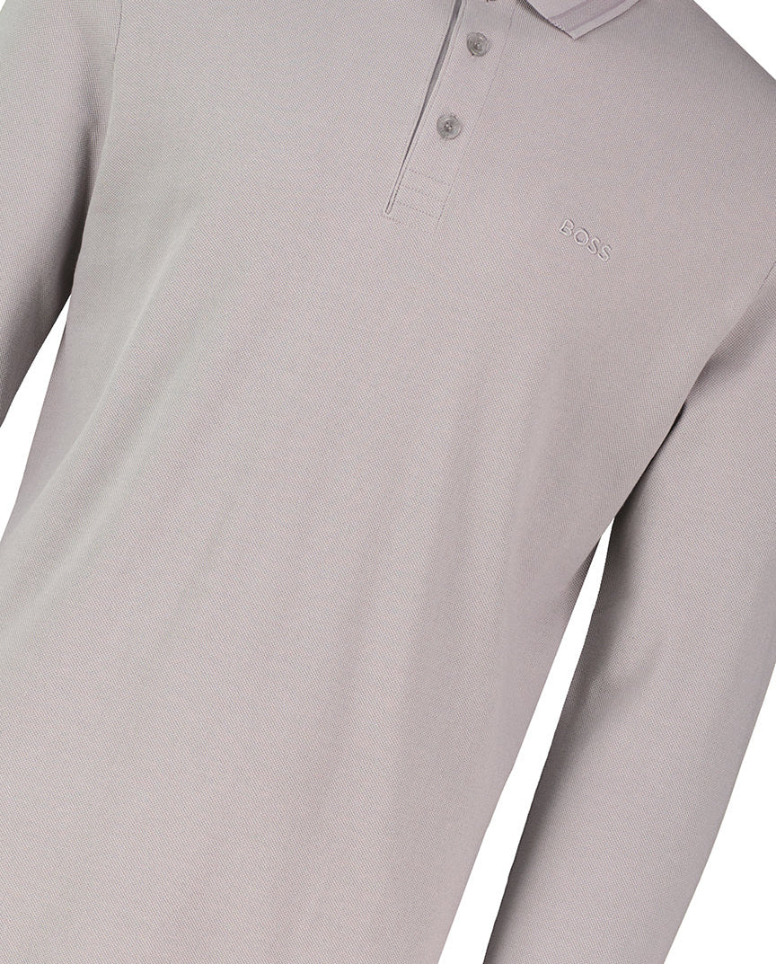 BOSS Green Plisy Open Grey Polo Shirt - image 4