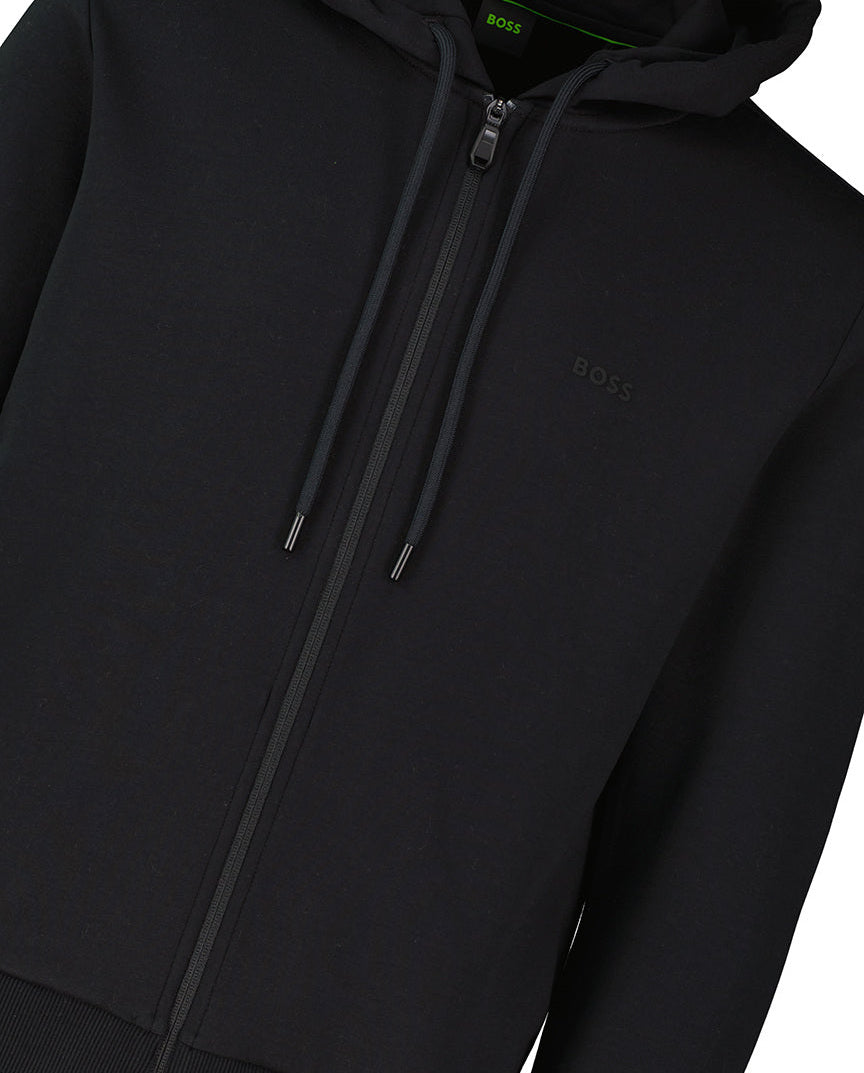 BOSS Green Saggy Black Hoodie - image 4
