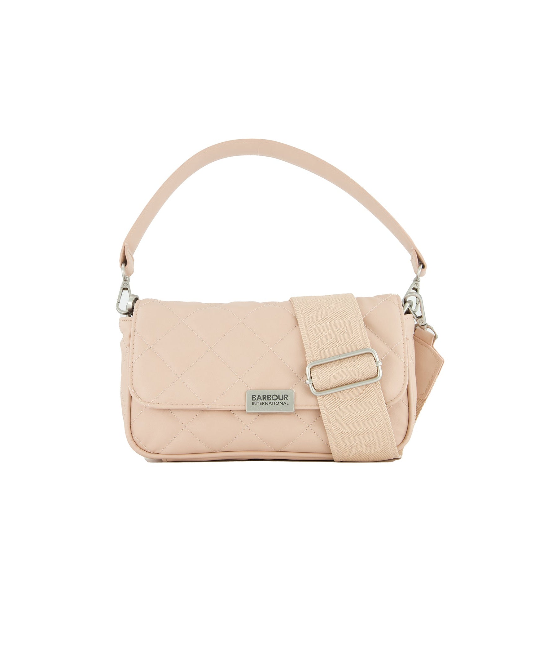 Women's Barbour International Mauve Quilted Mini Soho Crossbody Bag — view 4