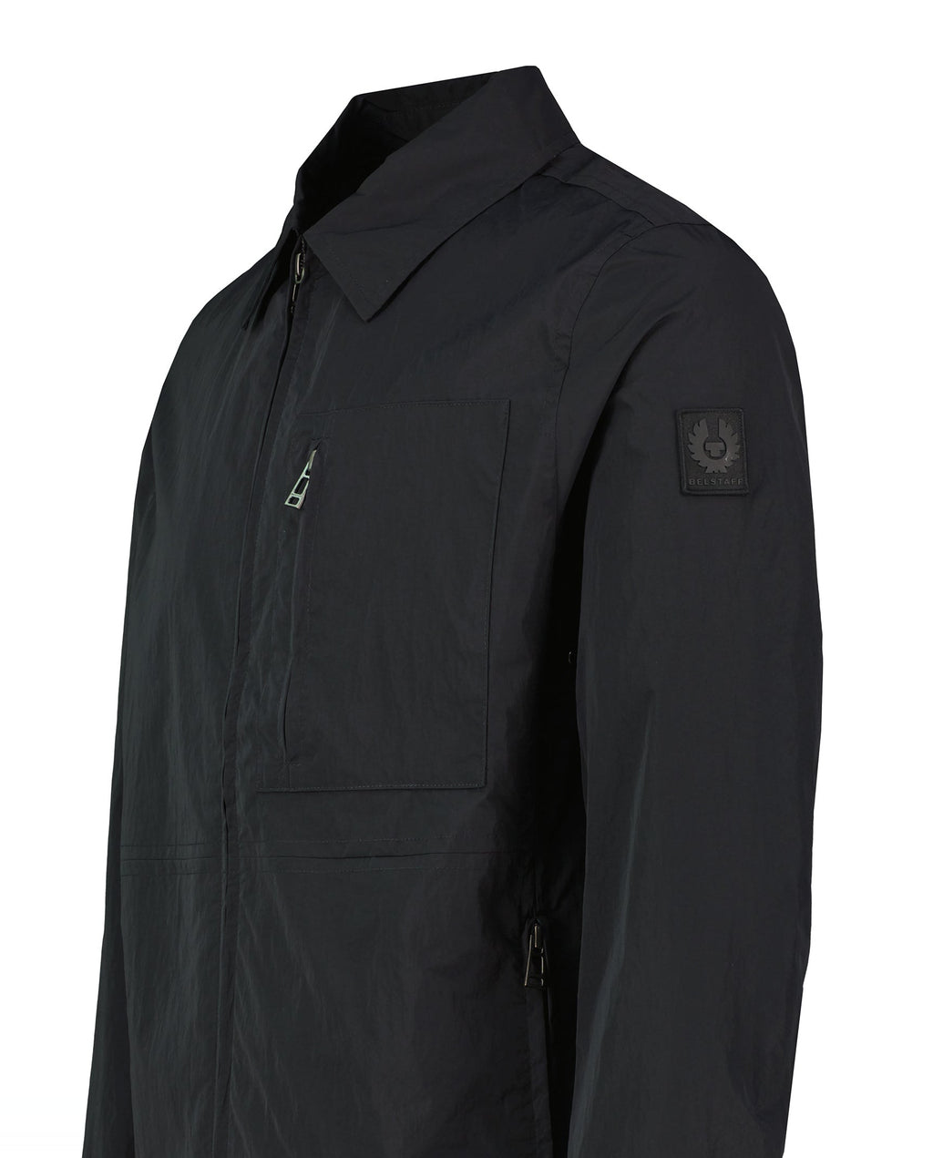 Mens Belstaff Grid  BLACK Overshirts - image 4