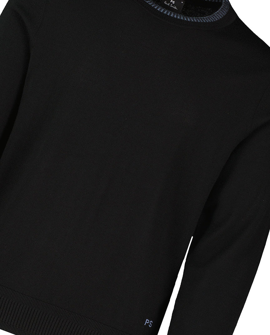 Mens Paul Smith Crew Neck Knit Black Jumper - image 4