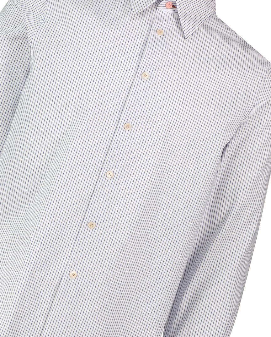 Men's Paul Smith White Stripe Long Sleeve Shirt - image 4