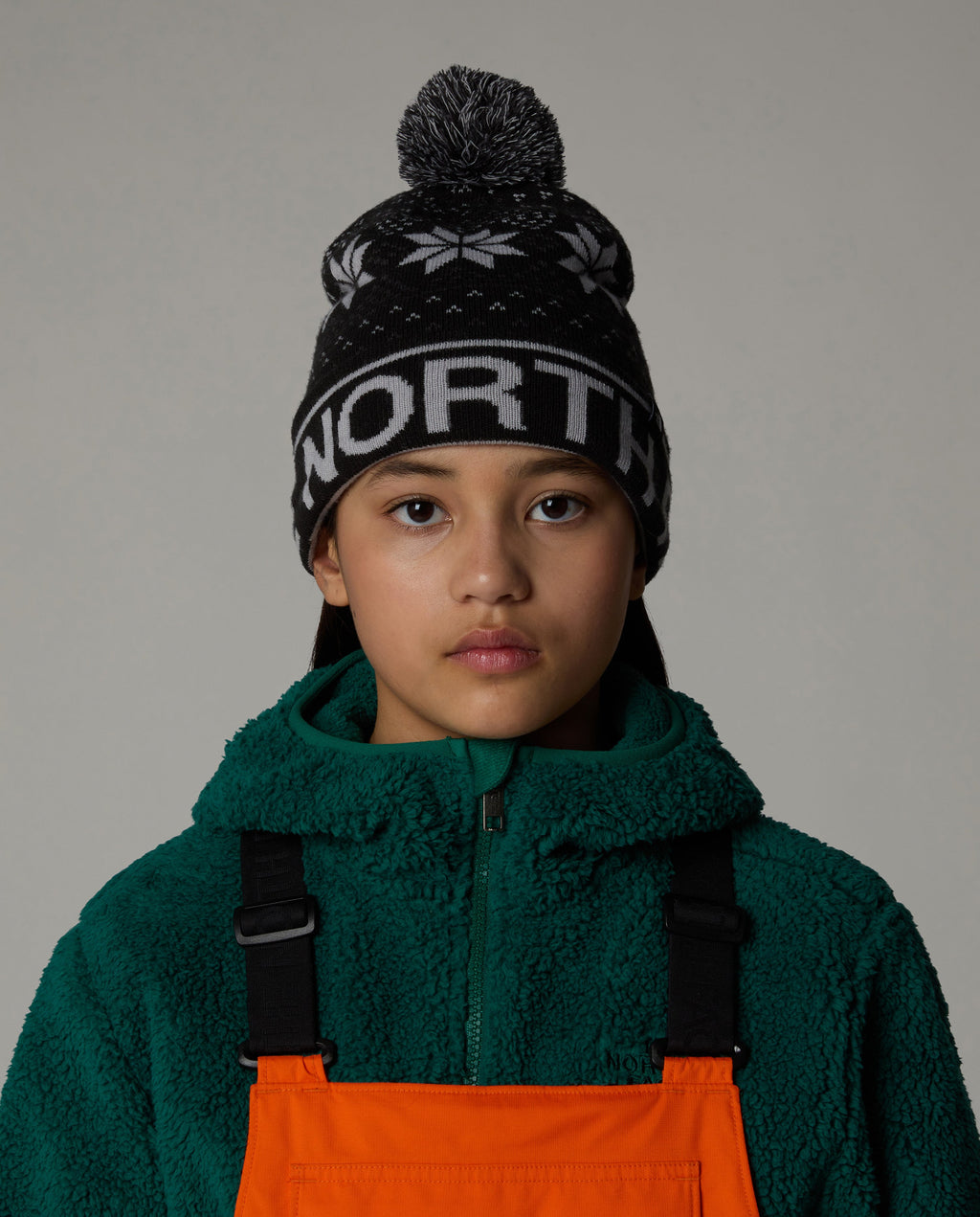 Unisex Kid's The North Face Black Ski Tuke — view 3