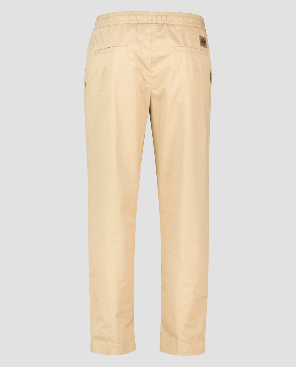 back of Jacob Cohen Hemp Beige Trousers
