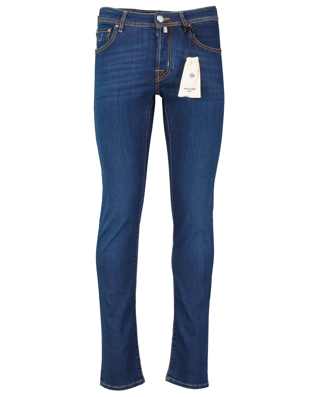Mens Jacob Cohen 5PKT Nick Slim Fit Dark Blue Jeans - image 3