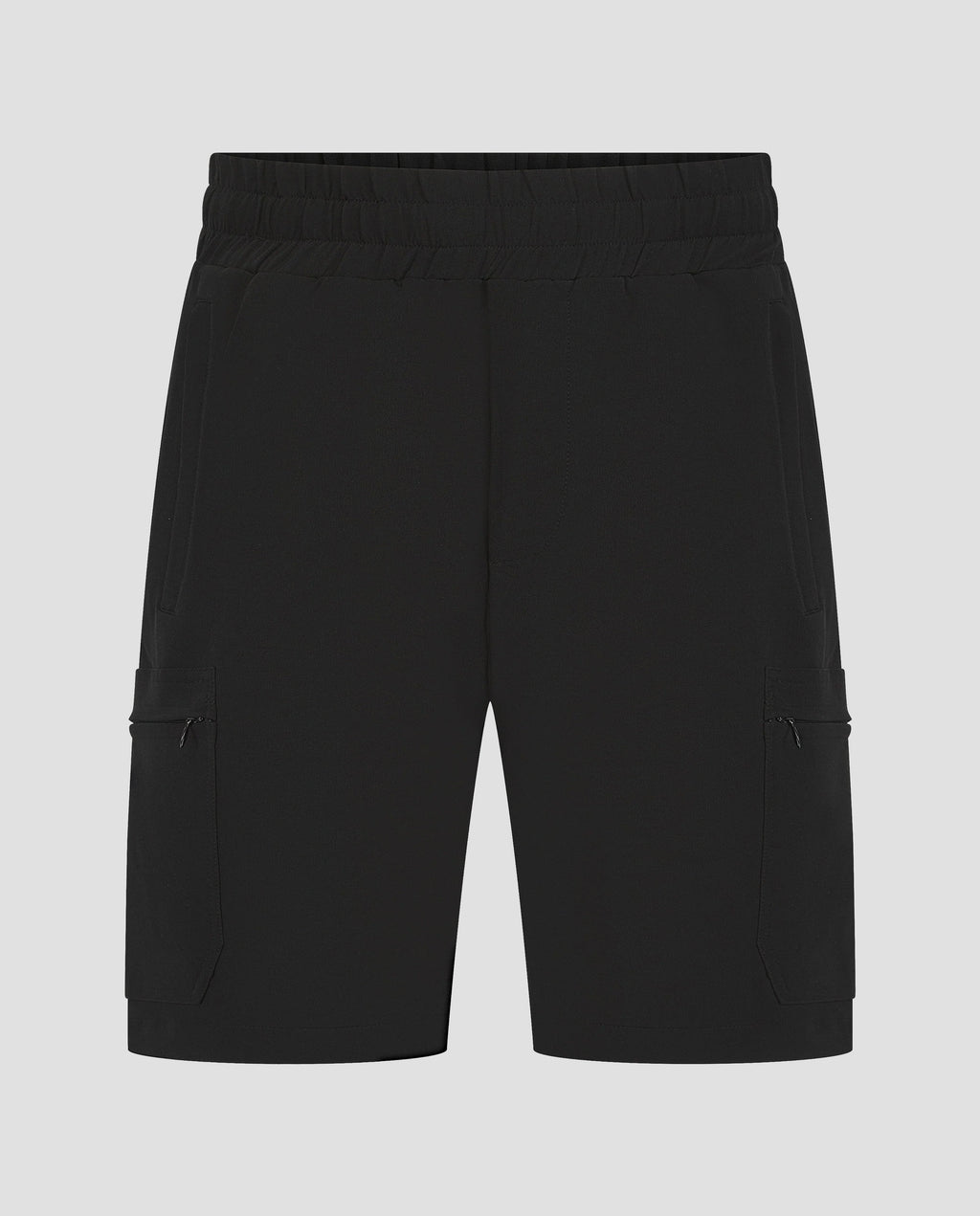 Men's Belier Black Woven Cargo Short — view 4