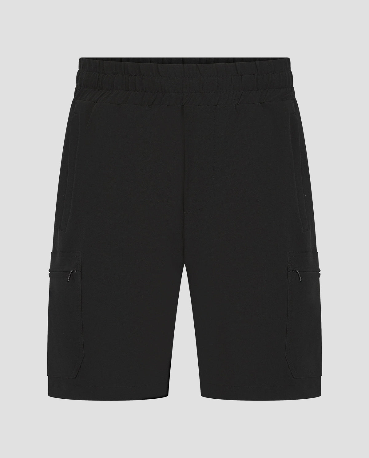 Men's Belier Black Woven Cargo Short — view 4